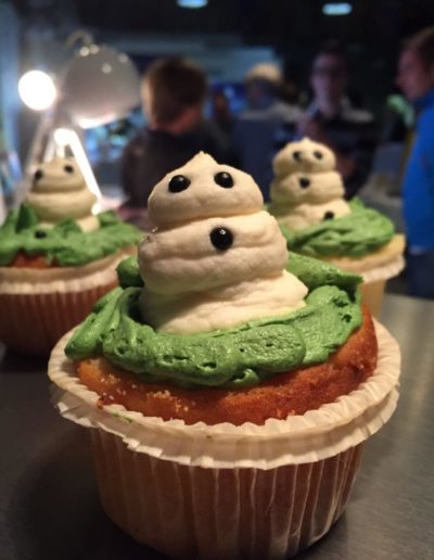 Halloween Törtchen Geister