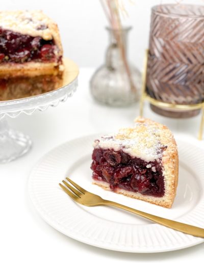 Mini Torte Kirschkuchen Stück
