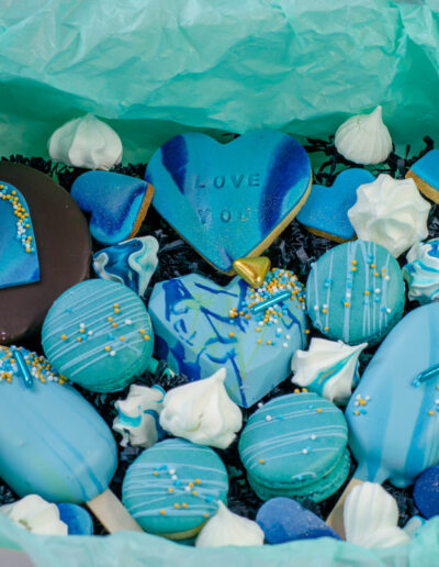 Valentinstag love me tender box blau