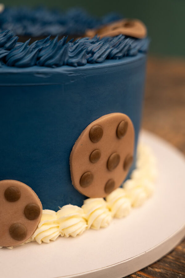 Krümelmonster-Torte Detail
