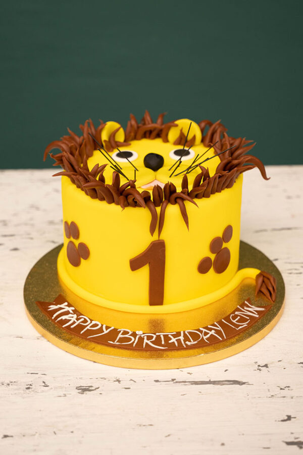 Löwen-Torte Kindergeburtstag