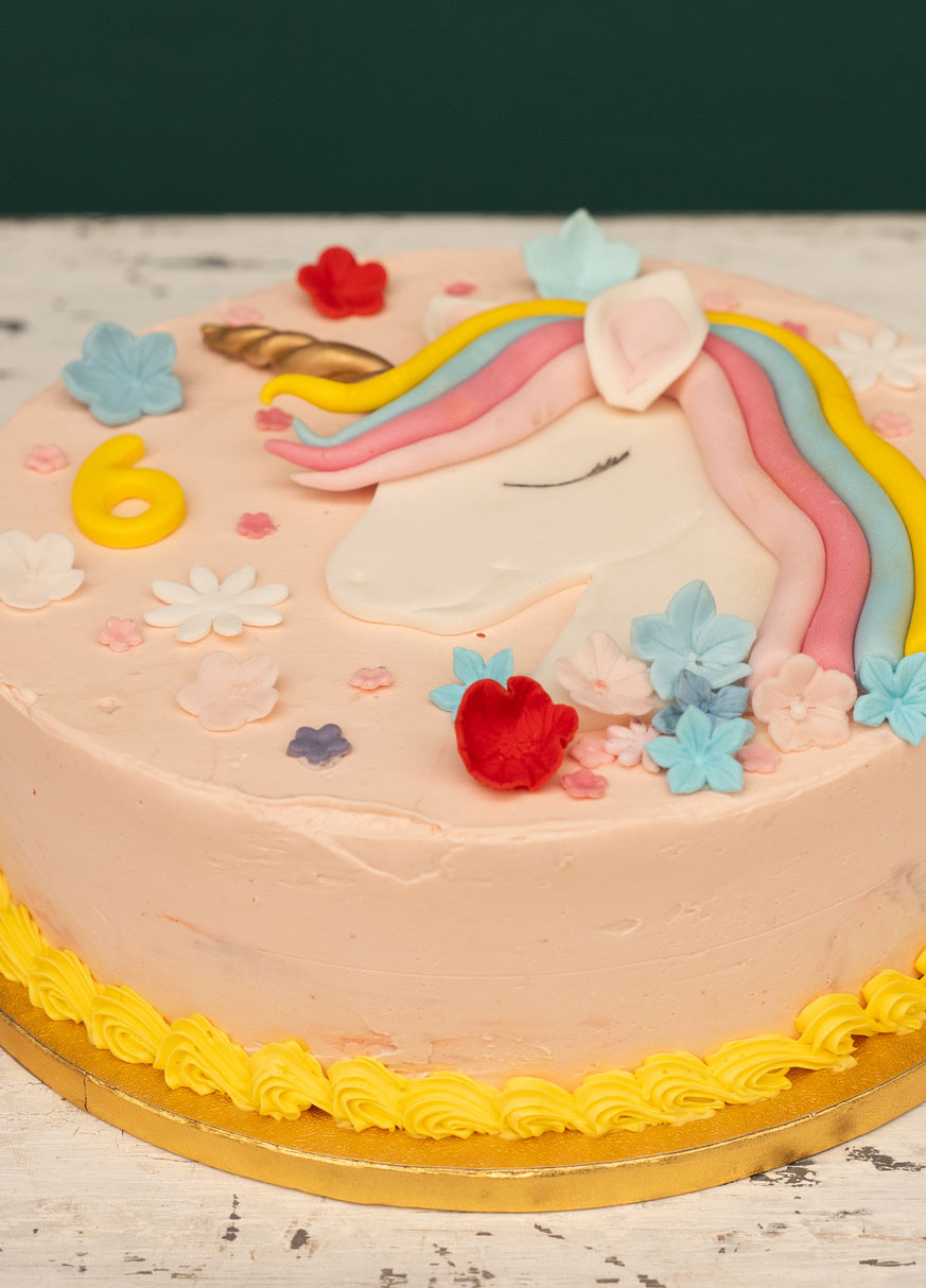 Einhorn Torte Detail