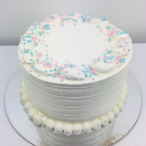Weiße Buttercreme Torte