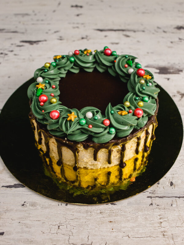 Adventskranz Eistorte