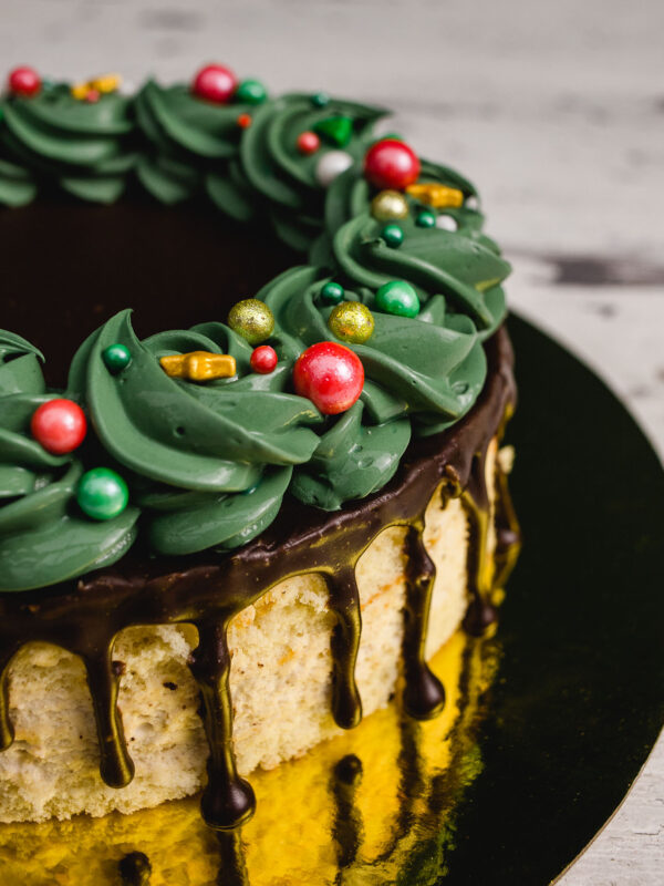 Adventskranz Eistorte Detail