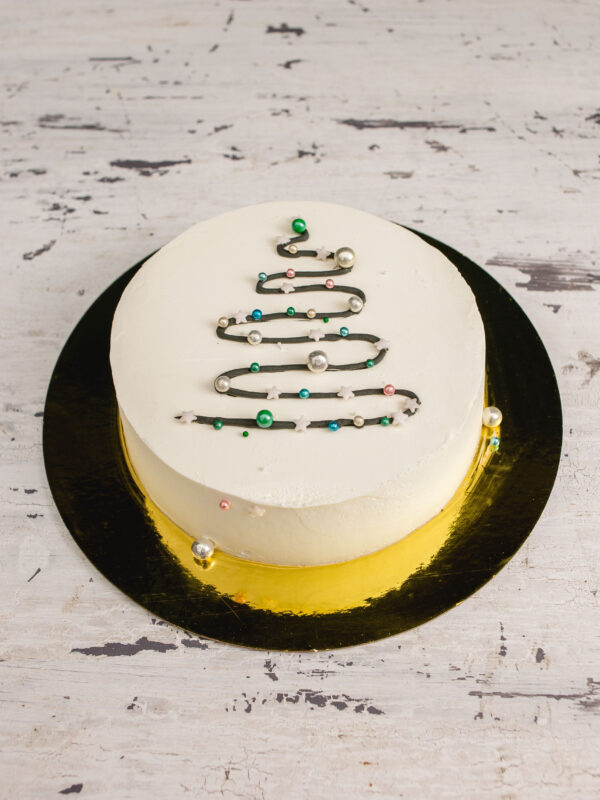 Weihnachtsbaum Eistorte