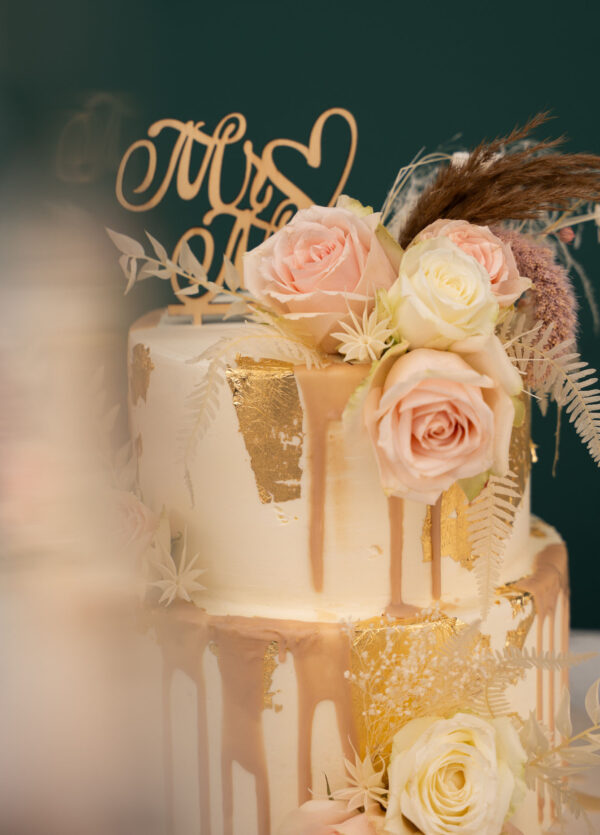 Boho Hochzeitstorte von Da Rino Detail