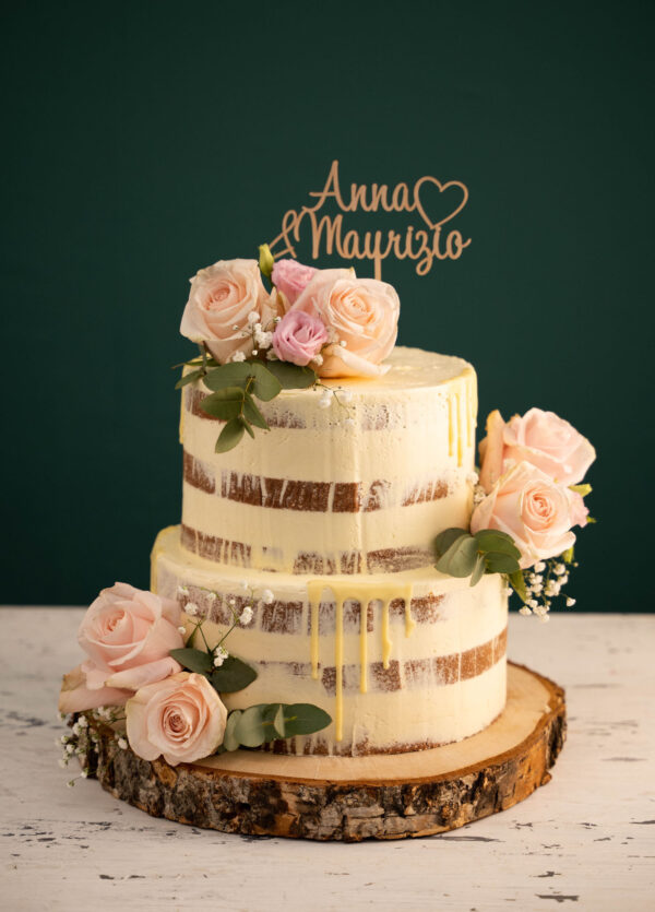 Naked Cake Hochzeitstorte von Da Rino