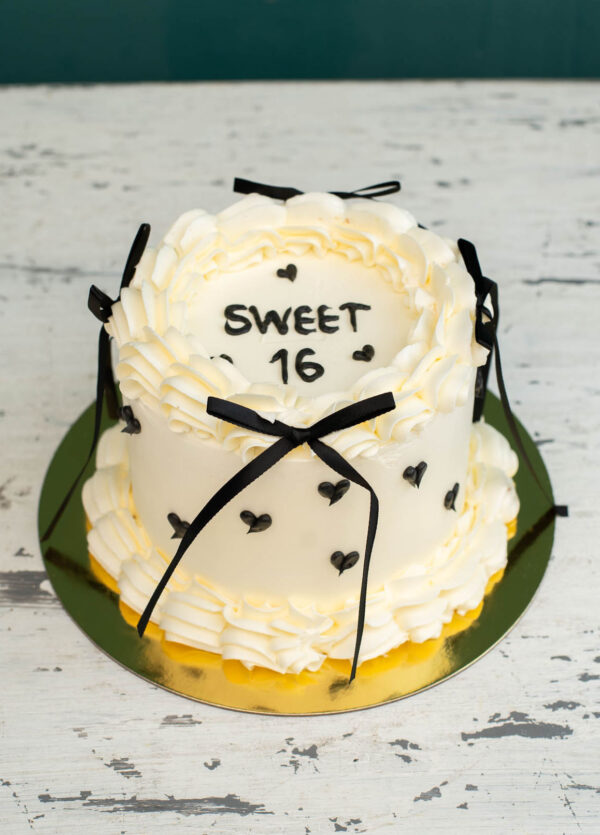 Vintage Torte mit Schleifen von Da Rino aus Bottrop