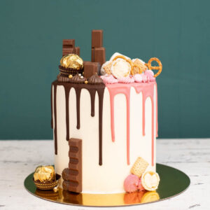 Schoko und Ruby Driptorte von Da Rino
