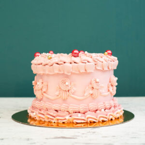 Rosa Vintagetorte von Da Rino aus Bottrop
